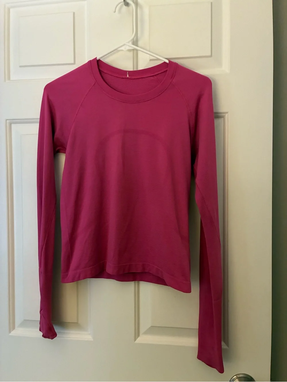 Lululemon Long Sleeve pink fuchsia Top Sz 8